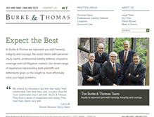 Tablet Screenshot of burkeandthomas.com